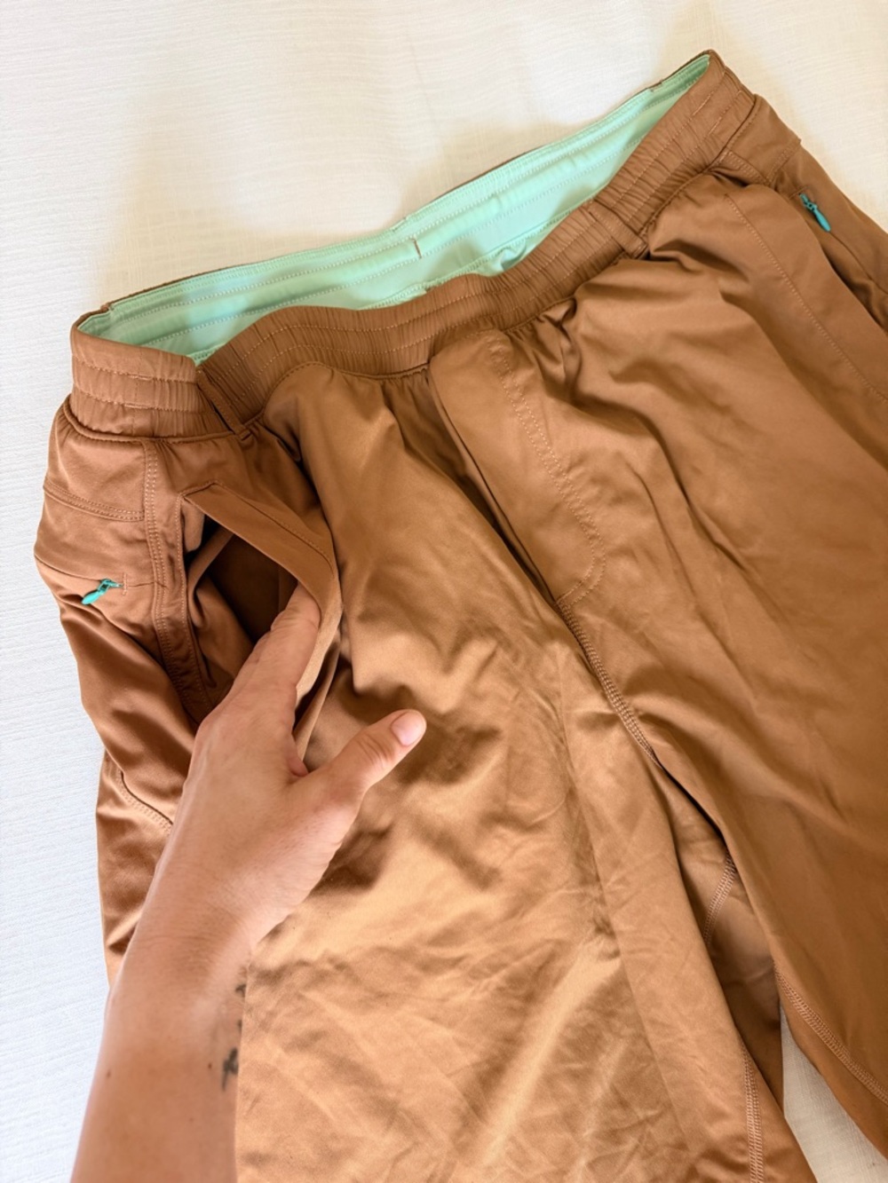 Birddog Mens lined khaki shorts in Graham 3XL long 9” inseam - Picture 6 of 9
